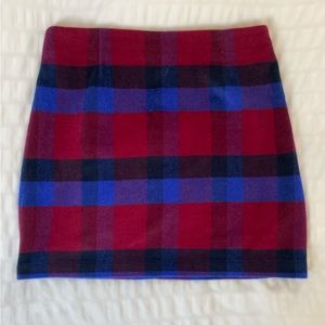 Joe Fresh | Plaid Mini Skirt | size 12 💙❤️